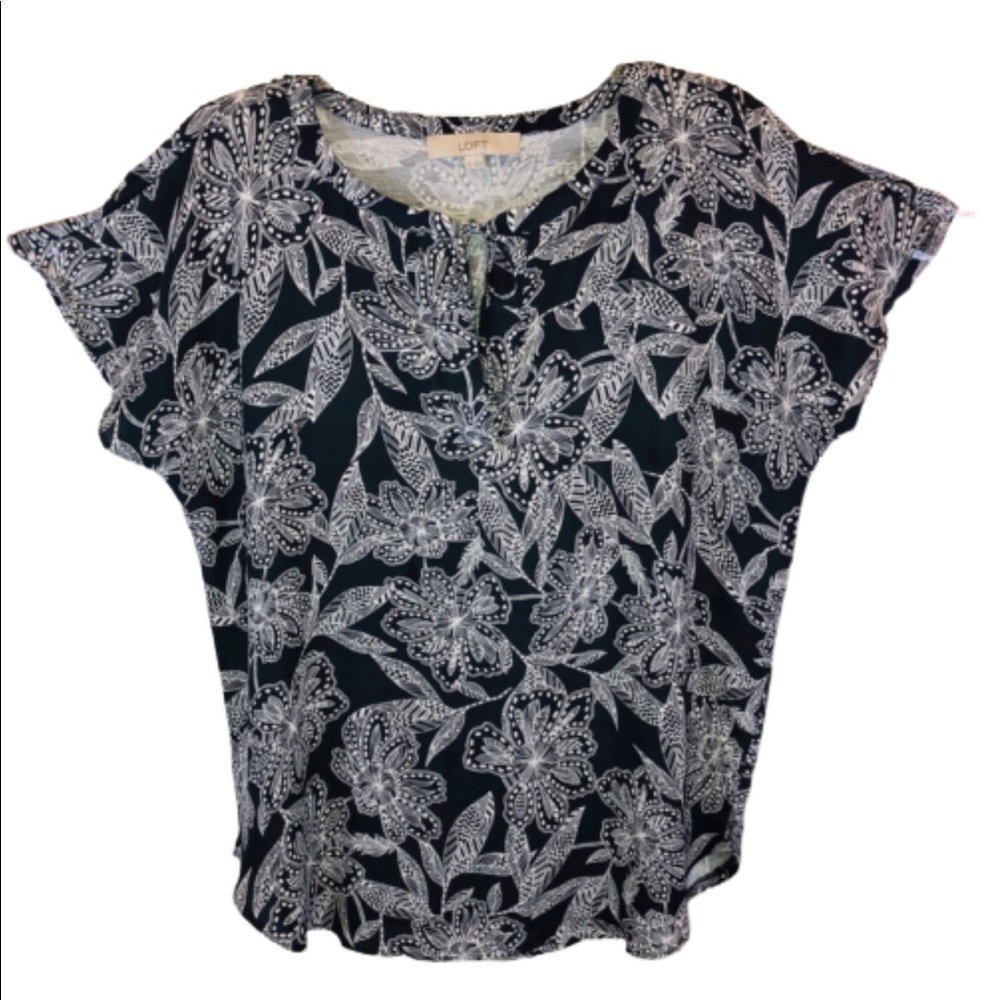 Loft Women’s Boho Tunic Blouse Casual
